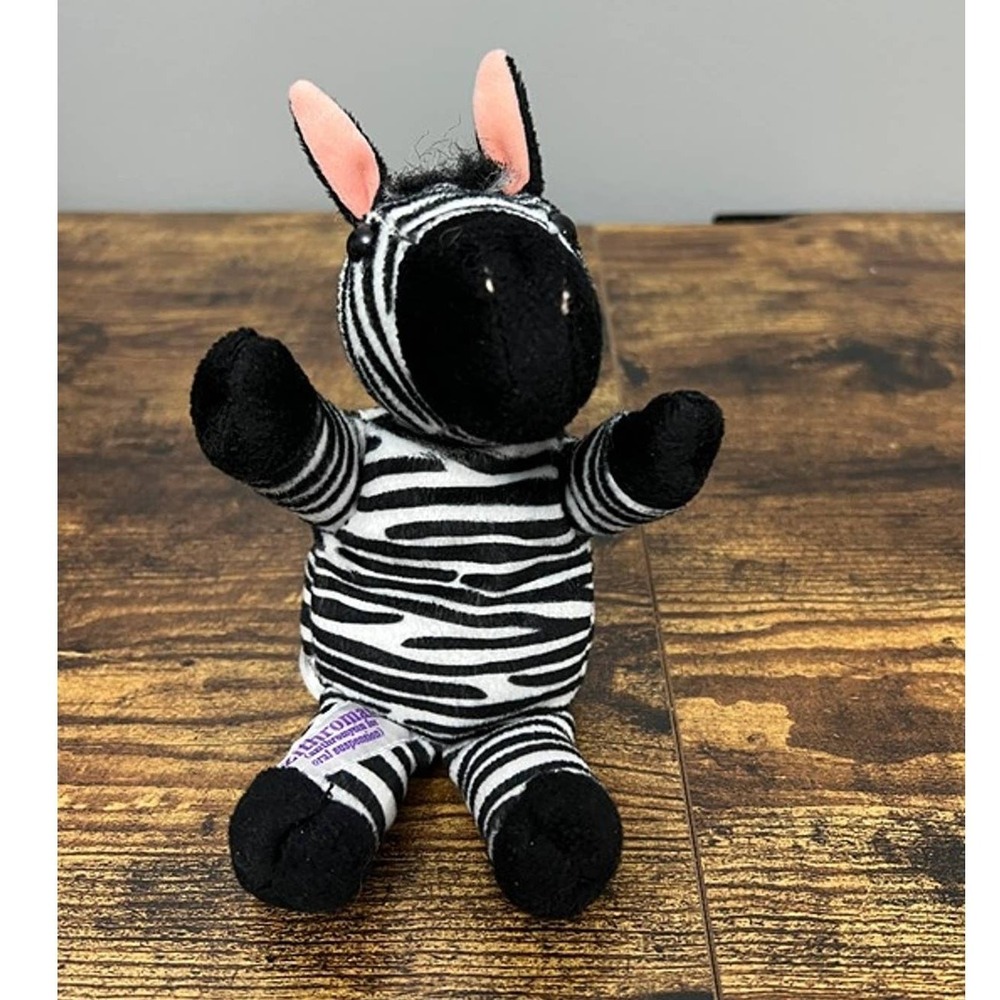Zebra Bean Bag Plush